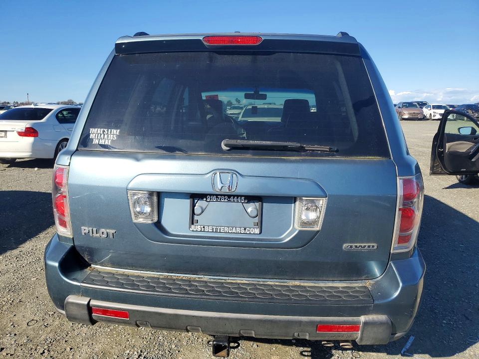 Foto 6 de la subasta – 2007 HONDA PILOT EXL con VIN 2HKYF185X7H533557