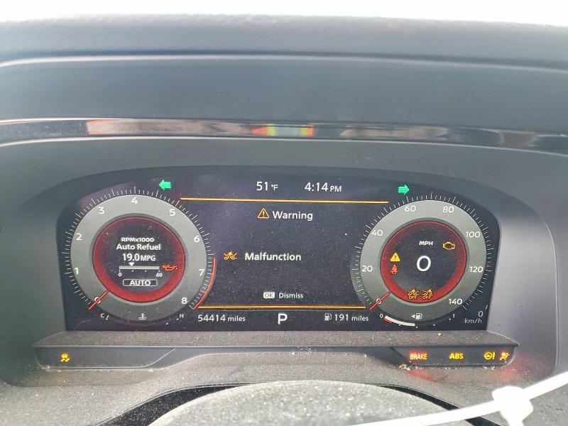Photo 9 from auction – 2022 NISSAN PATHFINDER with VIN 5N1DR3DJ6NC262408