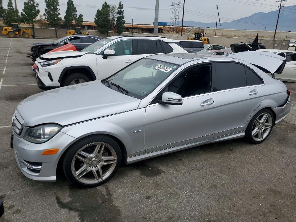 MERCEDES-BENZ C 250 2012 with VIN WDDGF4HB5CF866116 - Photo from auction