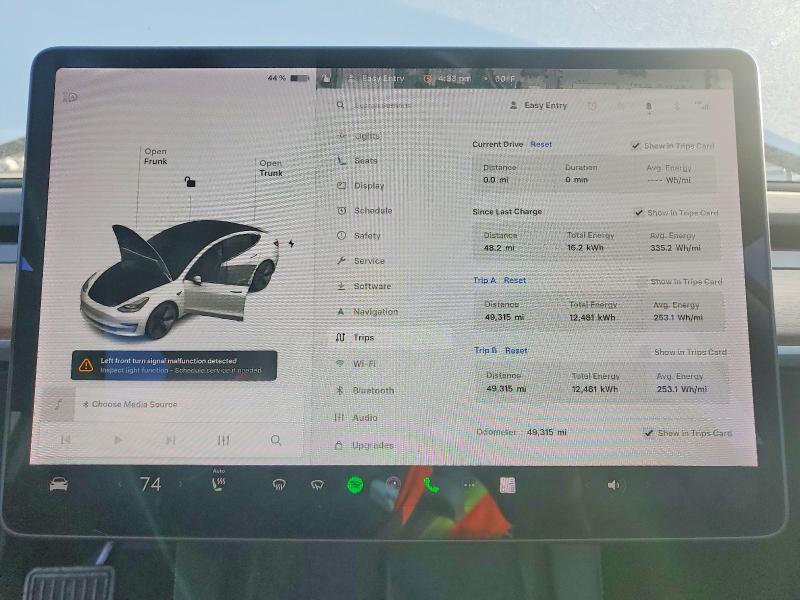 Photo 9 from auction – 2021 TESLA MODEL 3 with VIN 5YJ3E1EB6MF980050