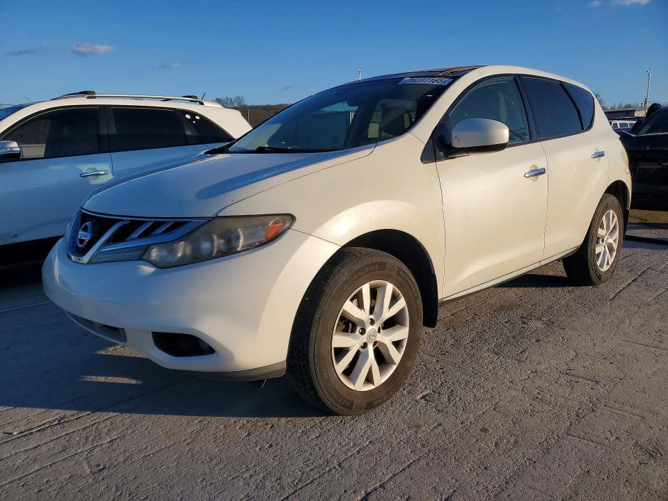 Photo 1 from auction – 2012 NISSAN MURANO S with VIN JN8AZ1MW1CW223880