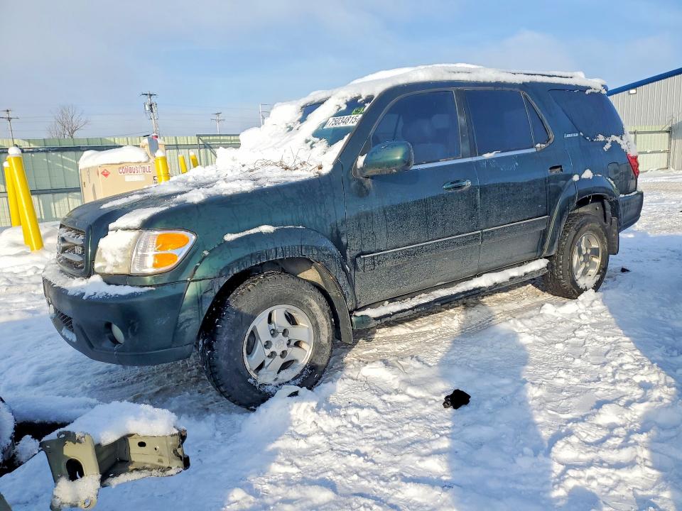 TOYOTA SEQUOIA LI 2002 with VIN 5TDBT48A72S128756 - Photo from auction