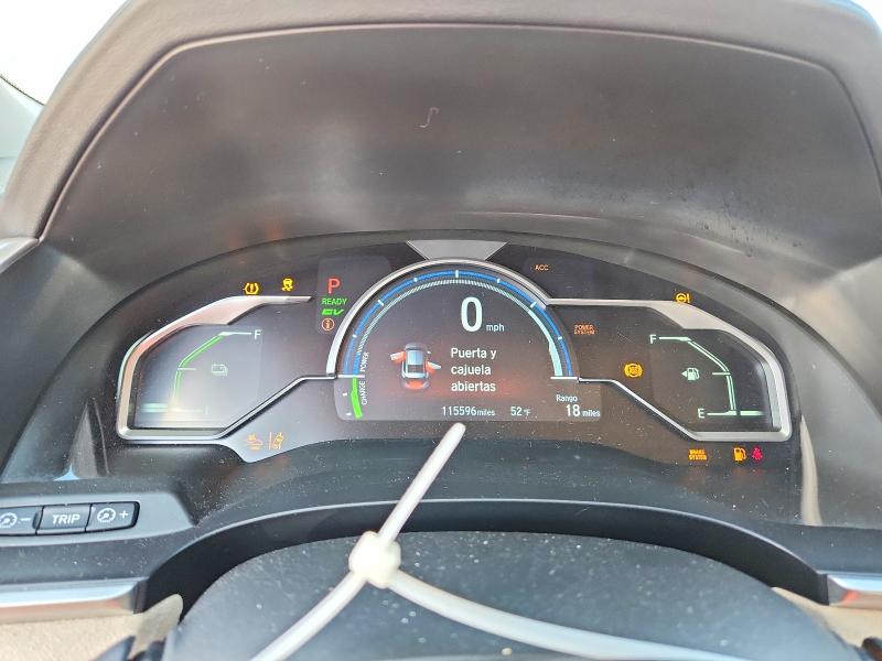 Photo 9 from auction – 2018 HONDA CLARITY with VIN JHMZC5F37JC015445