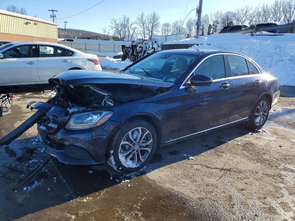 Photo 1 from auction – 2016 MERCEDES-BENZ C 300 4MAT with VIN WDDWF4KB9GR138260
