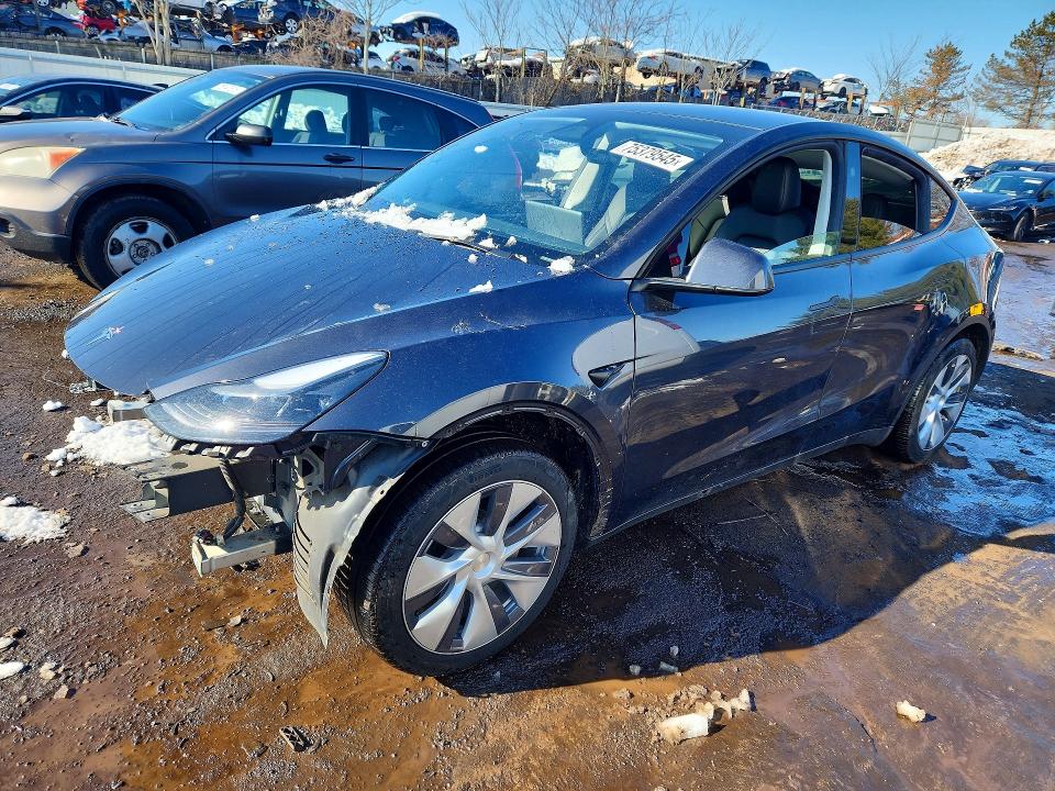 TESLA MODEL Y 2024 with VIN 7SAYGDEE6RA230635 - Photo from auction