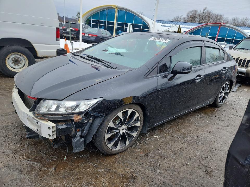 HONDA CIVIC 2013 with VIN 2HGFB6E55DH711241 - Photo from auction