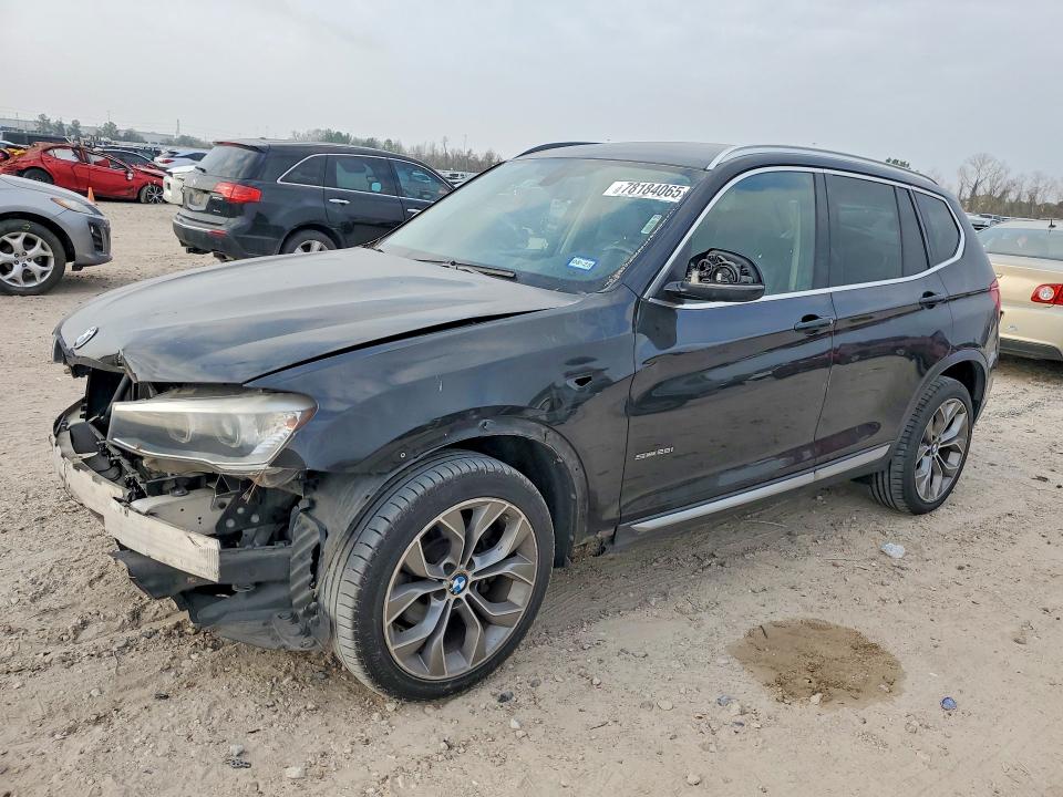 BMW X3 2015 with VIN 5UXWZ7C58F0F75828 - Photo from auction
