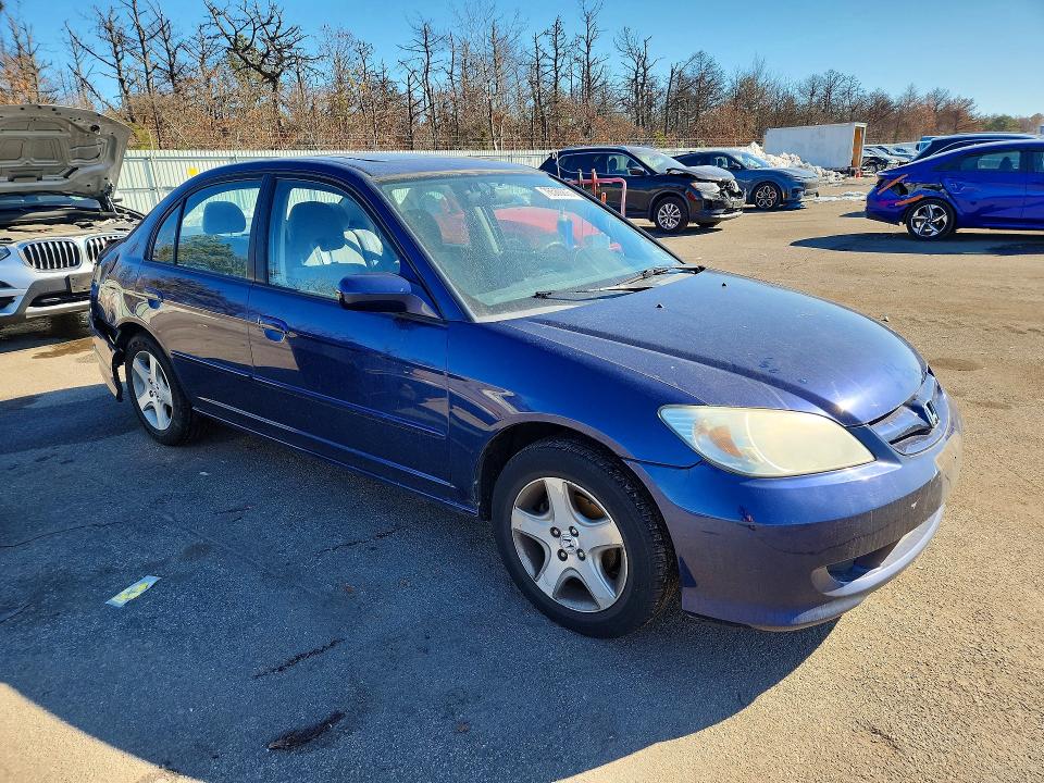 Photo 4 from auction – 2005 HONDA CIVIC with VIN 2HGES26795H535249