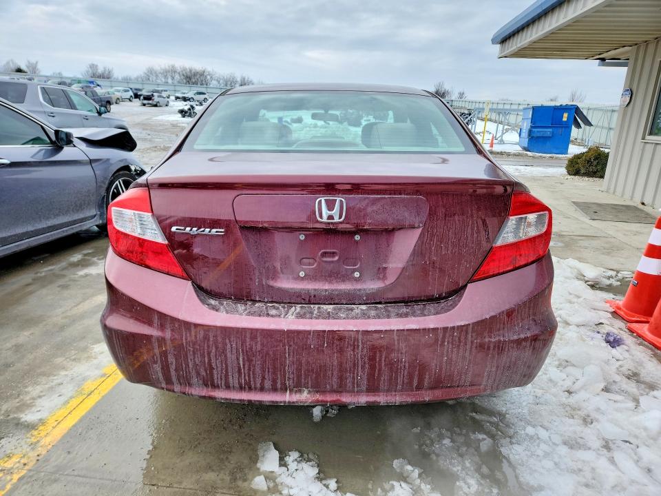 Photo 6 from auction – 2012 HONDA CIVIC with VIN 19XFB2F84CE059285