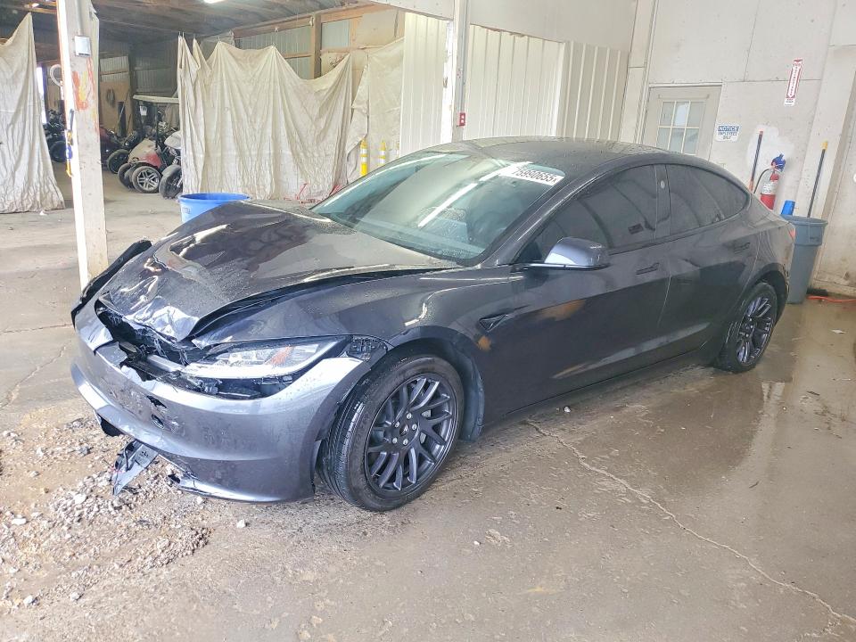 TESLA MODEL 3 2024 with VIN 5YJ3E1EA6RF872803 - Photo from auction
