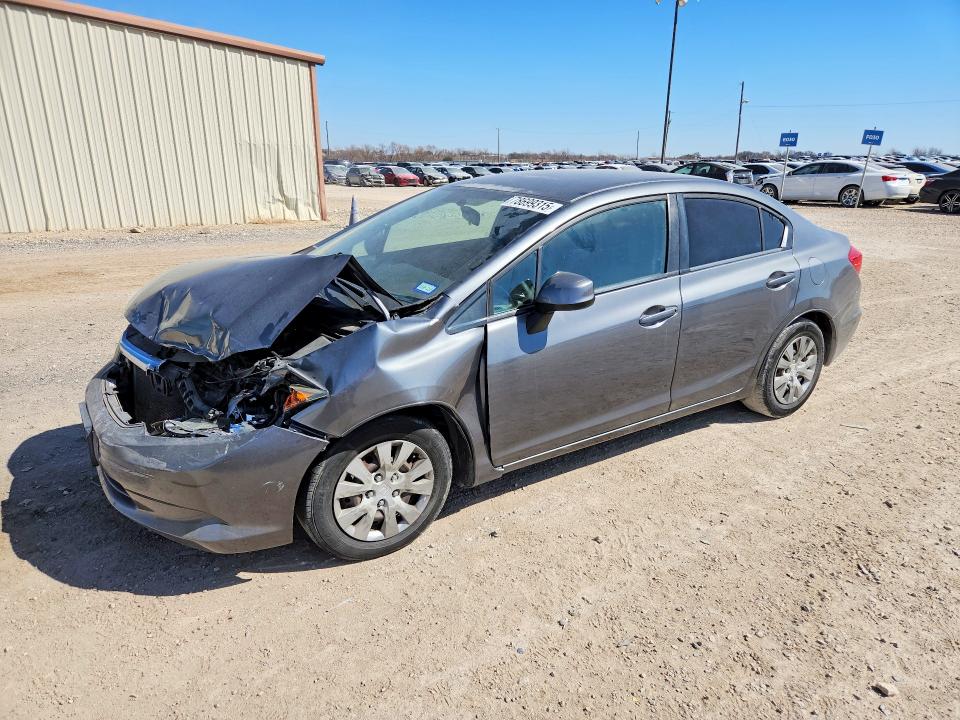 HONDA CIVIC 2012 with VIN 19XFB2F57CE307888 - Photo from auction