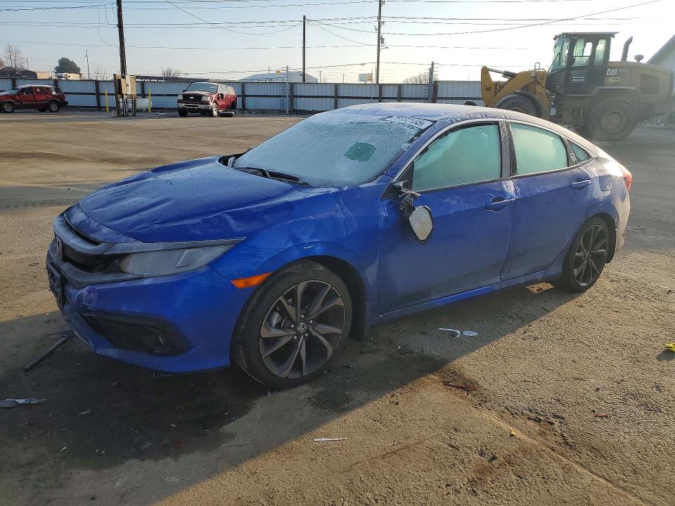 HONDA CIVIC 2019 with VIN 19XFC2F83KE050881 - Photo from auction