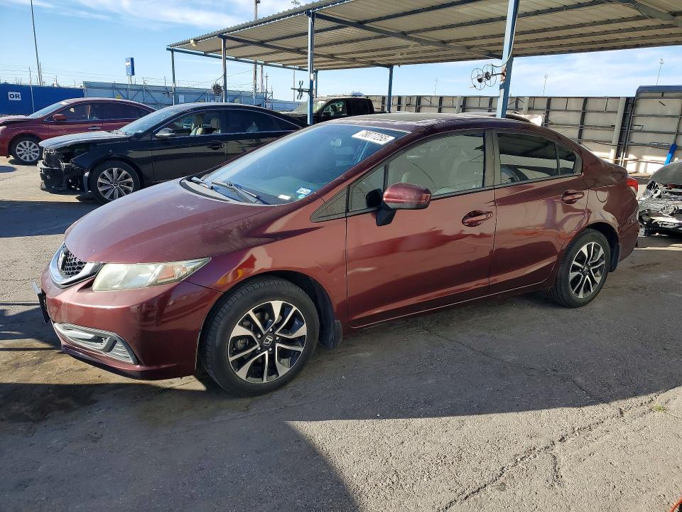 HONDA CIVIC 2015 with VIN 19XFB2F88FE010577 - Photo from auction