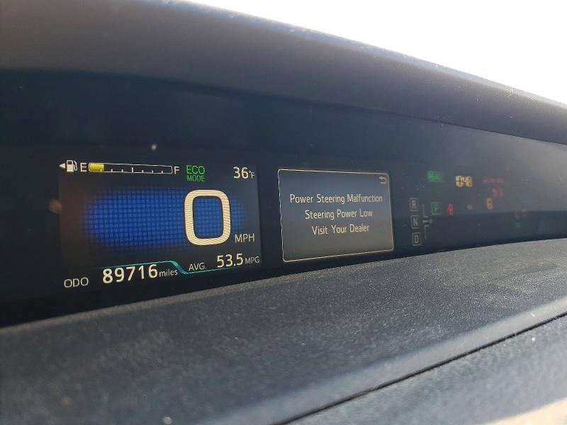 Photo 9 from auction – 2016 TOYOTA PRIUS with VIN JTDKARFU5G3016451
