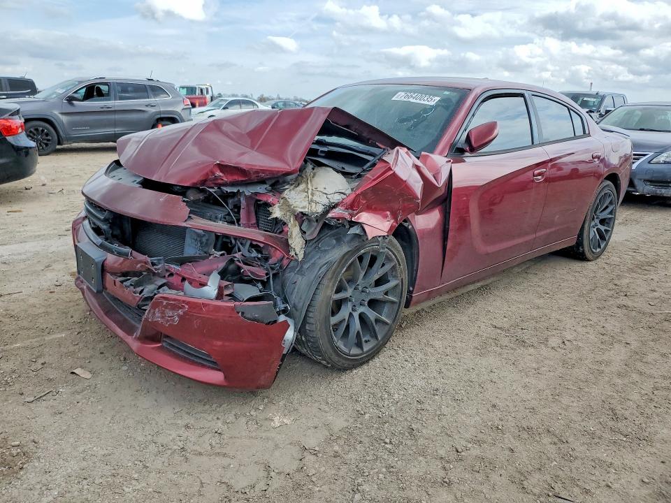 DODGE CHARGER 2018 with VIN 2C3CDXHG2JH153413 - Photo from auction