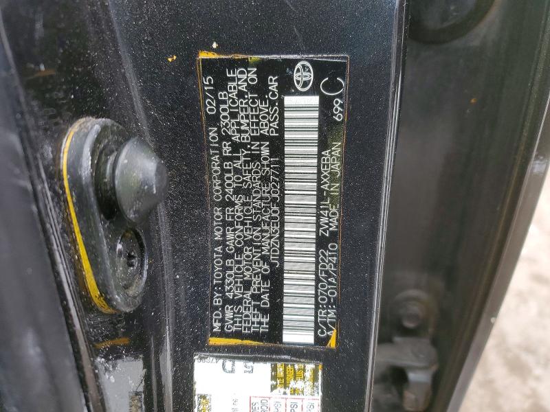 Photo 14 from auction – 2015 TOYOTA PRIUS V with VIN JTDZN3EU0FJ027711