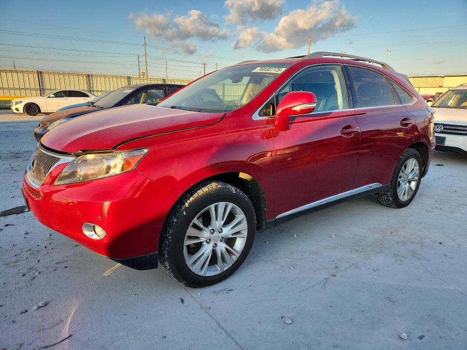 LEXUS RX 450H 2011 with VIN JTJBC1BA9B2417018 - Photo from auction