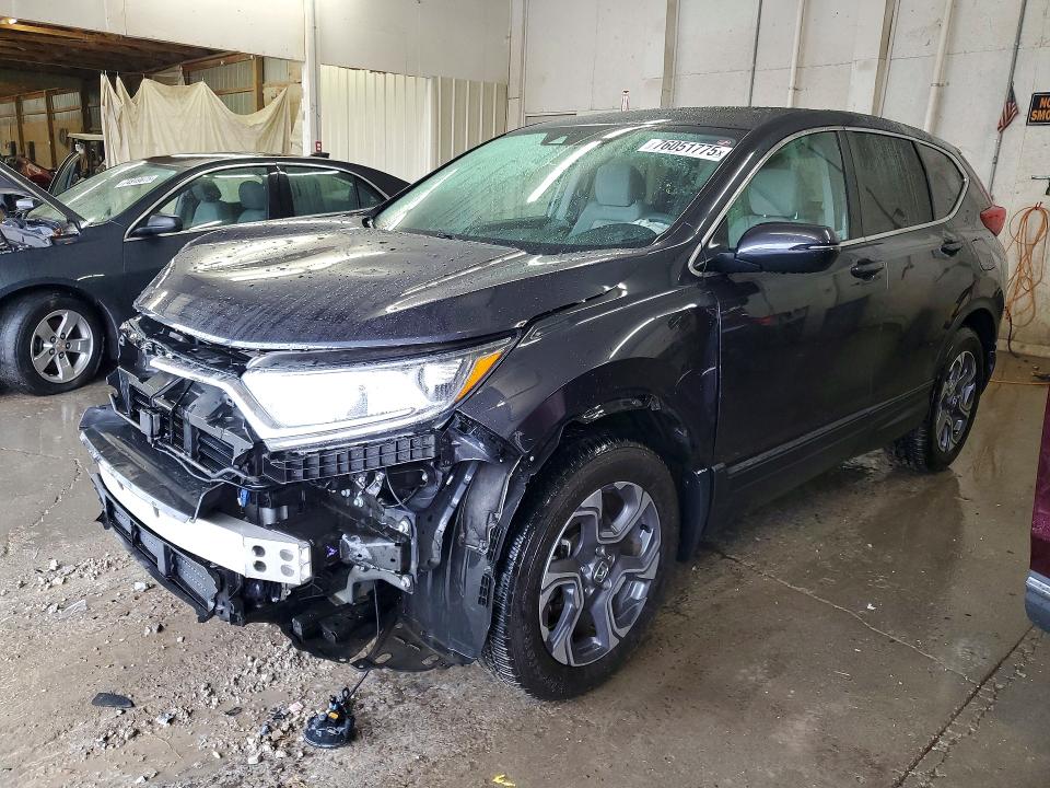 HONDA CR-V EX 2018 with VIN 7FARW2H55JE064995 - Photo from auction