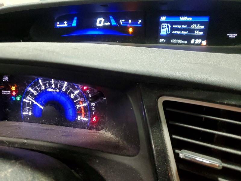 Photo 9 from auction – 2013 HONDA CIVIC with VIN 2HGFB2F57DH548163