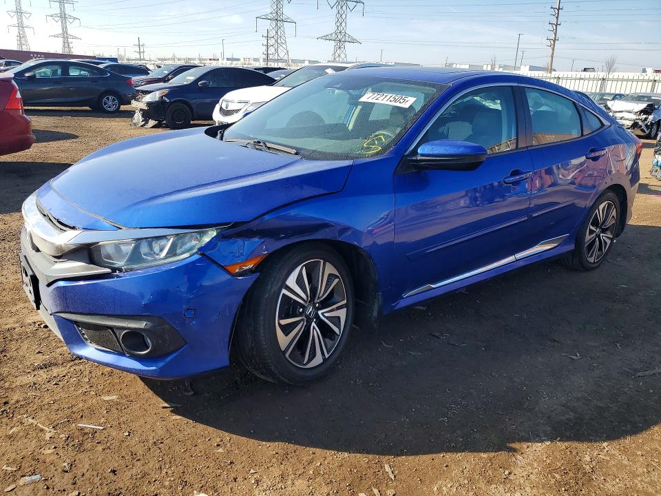 HONDA CIVIC EX 2016 with VIN 19XFC1F46GE016061 - Photo from auction