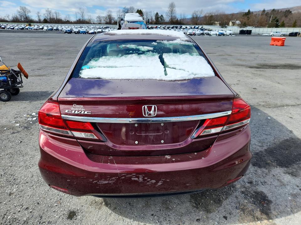 Zdjęcie 6 z aukcji – 2015 HONDA CIVIC z VIN 19XFB2F8XFE256661