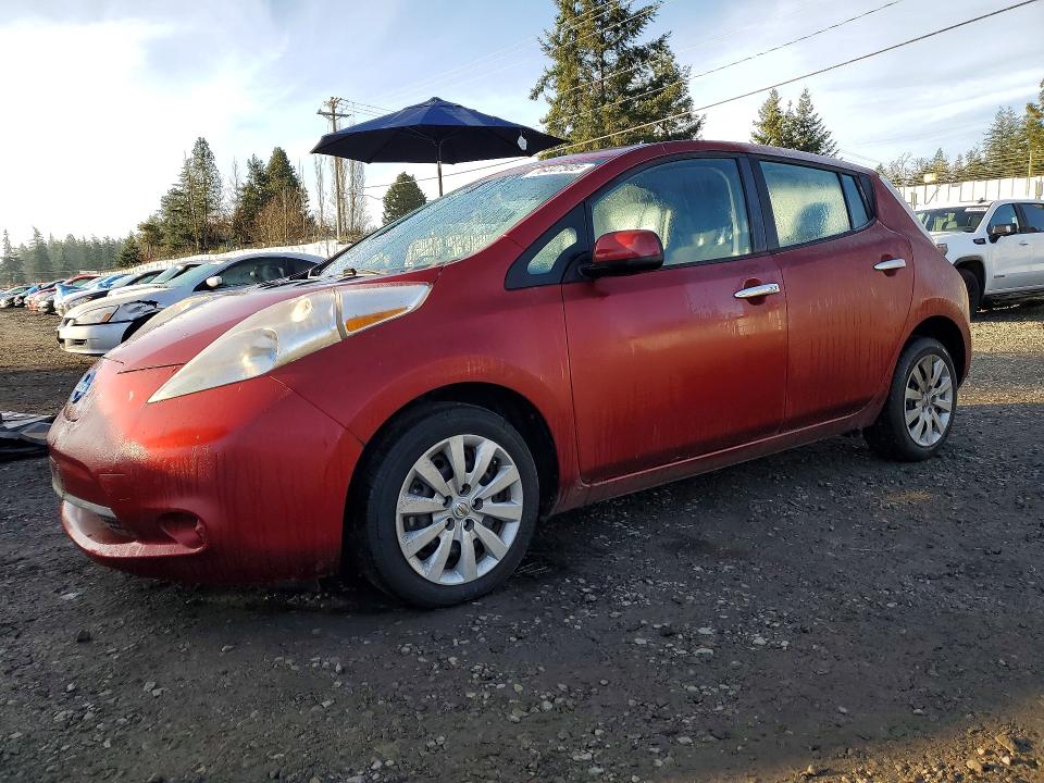 NISSAN LEAF S 2013 with VIN 1N4AZ0CP0DC423433 - Photo from auction