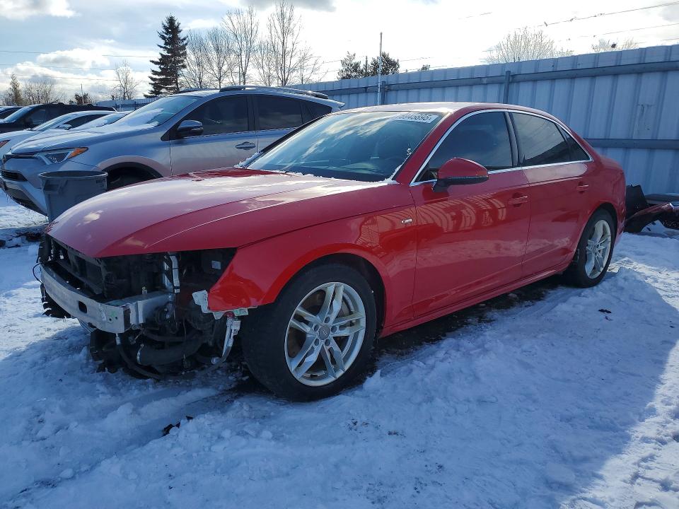 AUDI A4 2017 with VIN WAUFNAF46HN042518 - Photo from auction