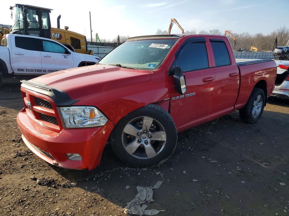 DODGE RAM 1500 2012 with VIN 1C6RD7FT6CS282778 - Photo from auction