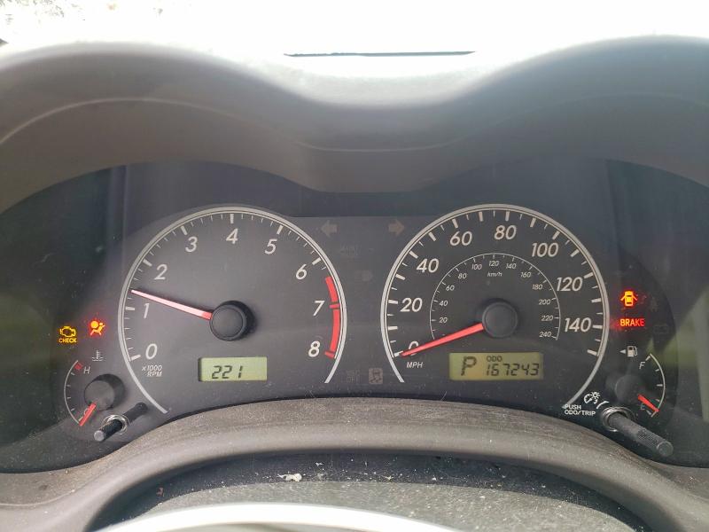 Photo 9 from auction – 2009 TOYOTA COROLLA BA with VIN JTDBL40E79J008686