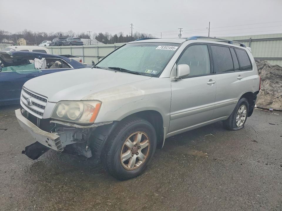 TOYOTA HIGHLANDER 2001 with VIN JTEHF21AX10021858 - Photo from auction