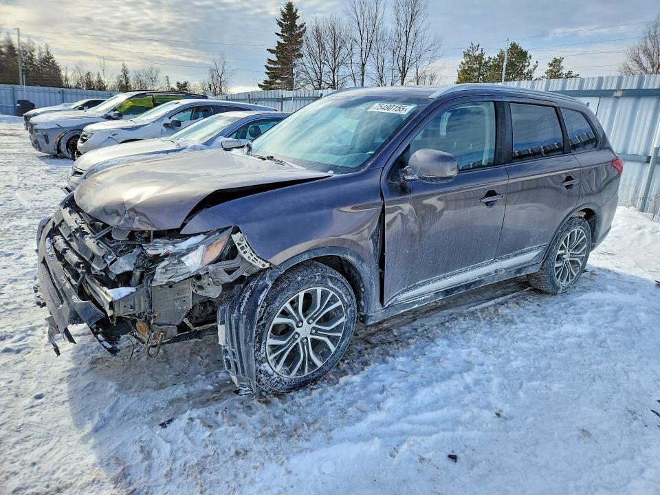 MITSUBISHI OUTLANDER 2018 with VIN JA4AZ2A37JZ619278 - Photo from auction