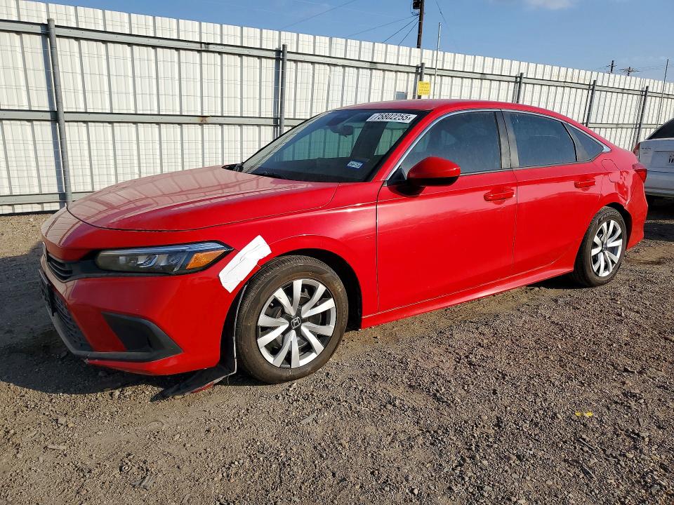 Photo 1 from auction – 2022 HONDA CIVIC with VIN 2HGFE2F21NH507333