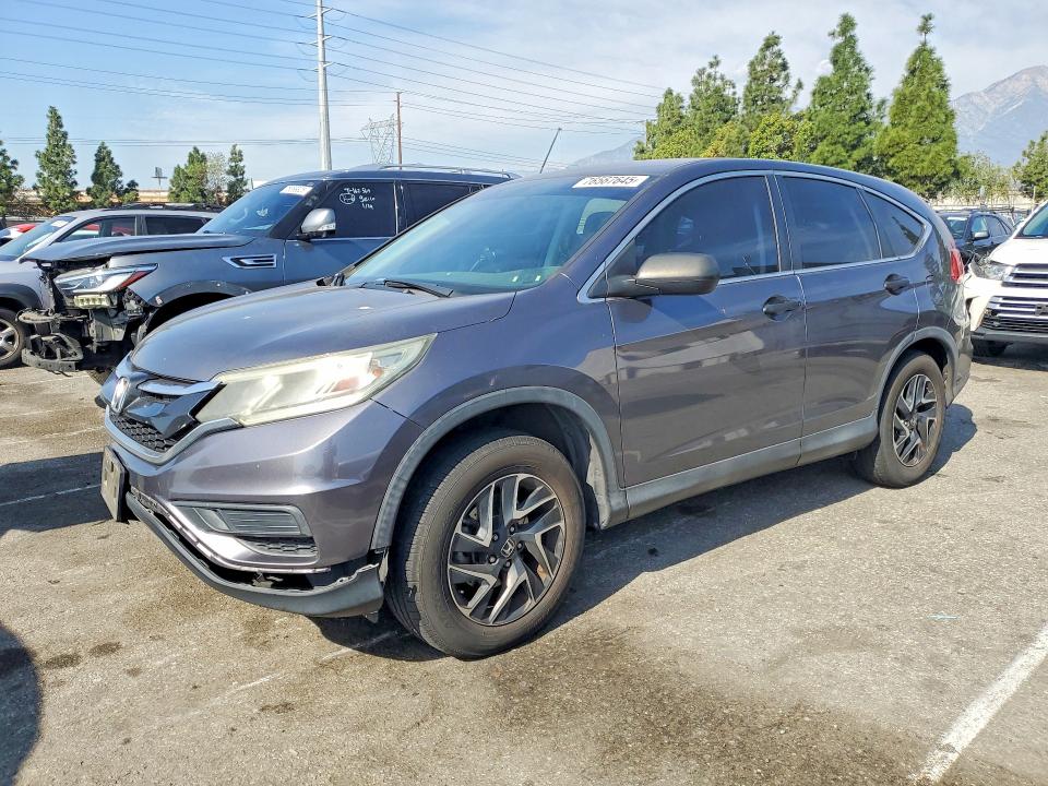 HONDA CR-V SE 2016 with VIN 2HKRM3H41GH554651 - Photo from auction