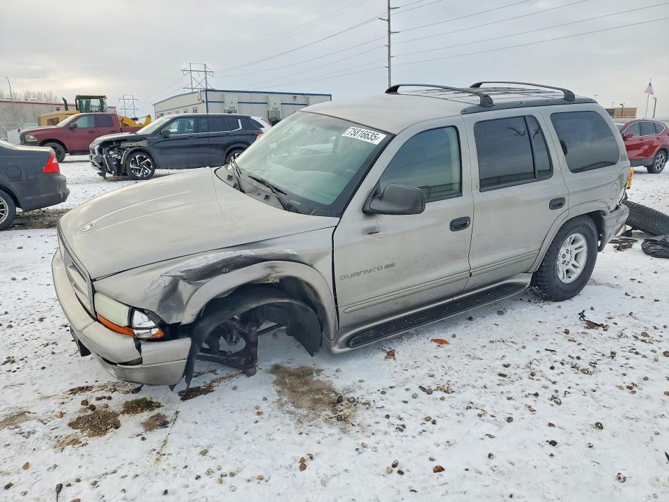 DODGE DURANGO 2001 with VIN 1B4HS28N21F566990 - Photo from auction
