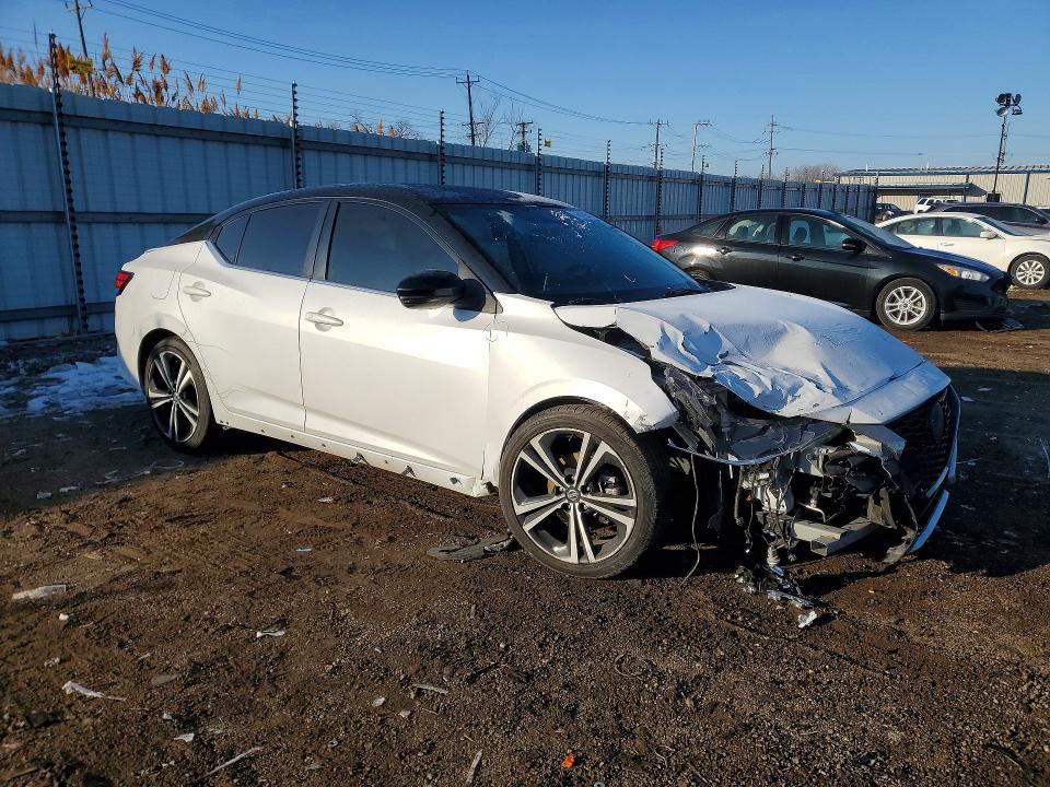 Photo 4 from auction – 2022 NISSAN SENTRA with VIN 3N1AB8DV9NY303264