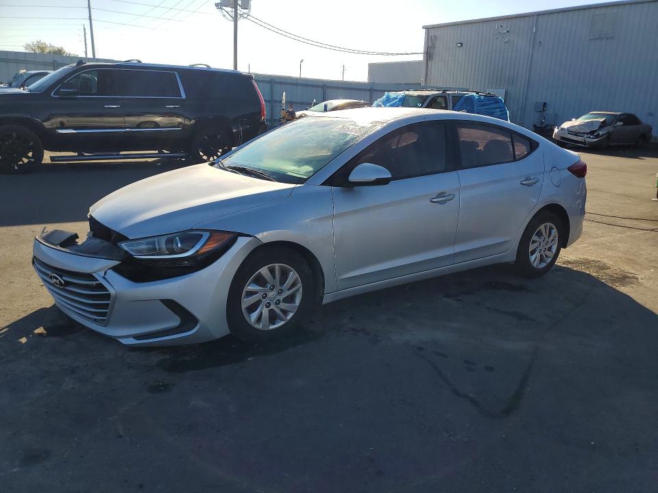 HYUNDAI ELANTRA 2017 with VIN KMHD74LF7HU302678 - Photo from auction