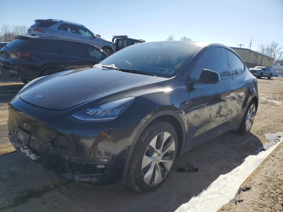 TESLA MODEL Y 2022 with VIN 7SAYGAEE8NF506146 - Photo from auction