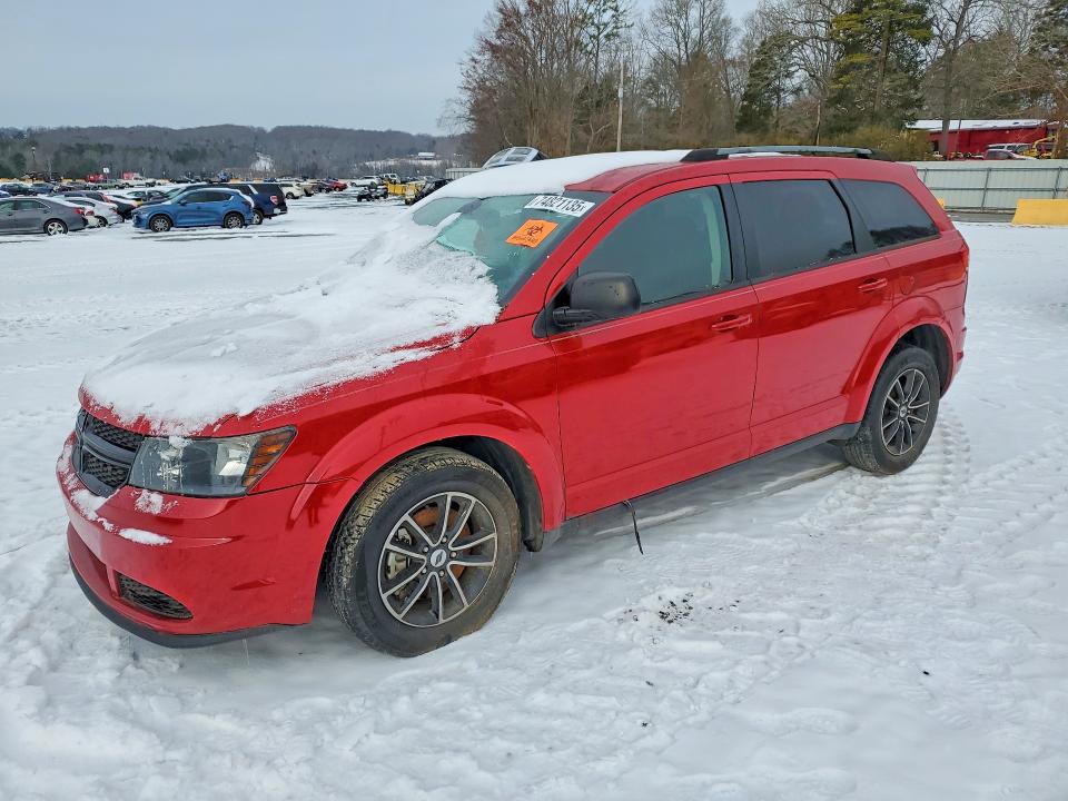 DODGE JOURNEY SE 2018 with VIN 3C4PDCAB3JT490832 - Photo from auction