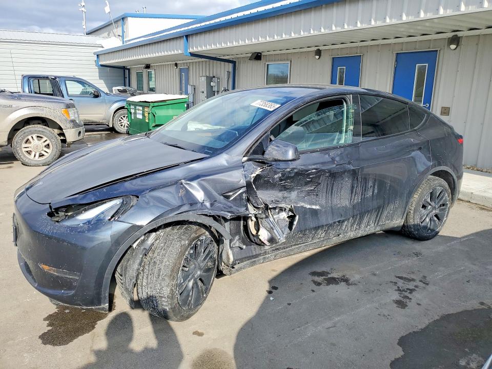 TESLA MODEL Y 2025 with VIN 7SAYGDED1SF231787 - Photo from auction