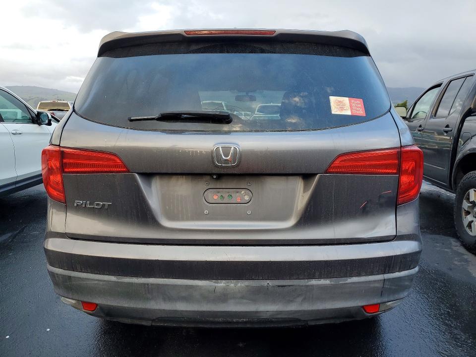 Photo 6 from auction – 2016 HONDA PILOT EXL with VIN 5FNYF5H51GB004519