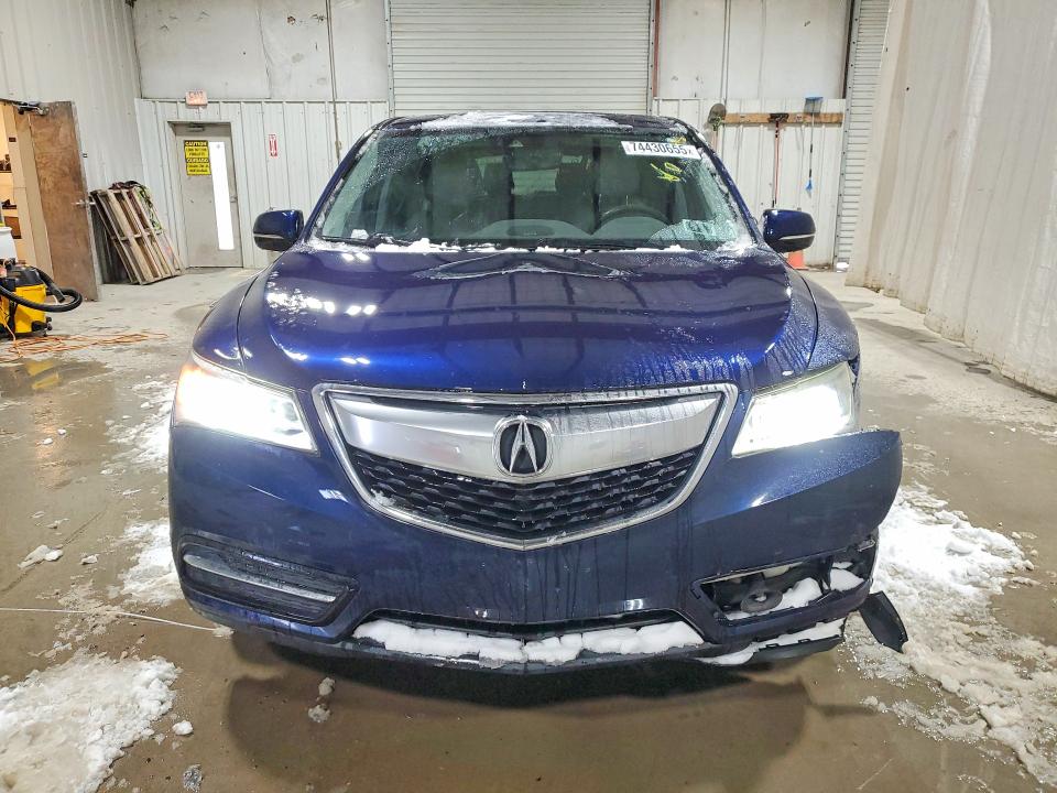 Photo 5 from auction – 2016 ACURA MDX TECHNO with VIN 5FRYD4H45GB018574
