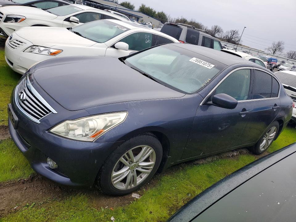 INFINITI G37 BASE 2011 with VIN JN1CV6AP8BM506610 - Photo from auction