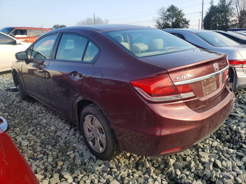 Photo 2 from auction – 2015 HONDA CIVIC with VIN 19XFB2F52FE089248
