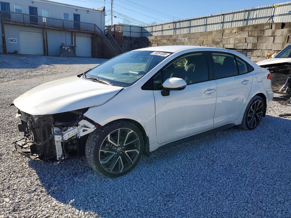 TOYOTA COROLLA 2021 with VIN JTDS4MCE5MJ078205 - Photo from auction