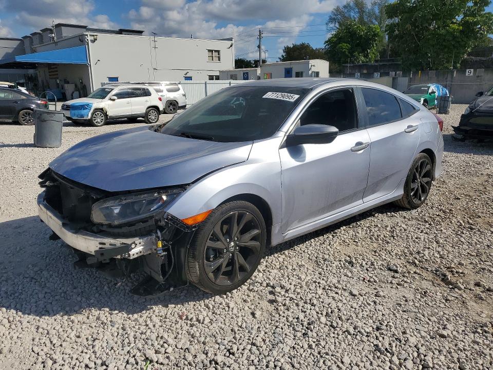 HONDA CIVIC SPOR 2020 with VIN 19XFC2F80LE007844 - Photo from auction