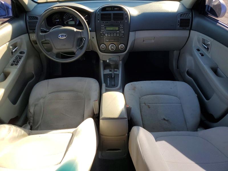 Photo 8 from auction – 2008 KIA SPECTRA EX with VIN KNAFE122785584392