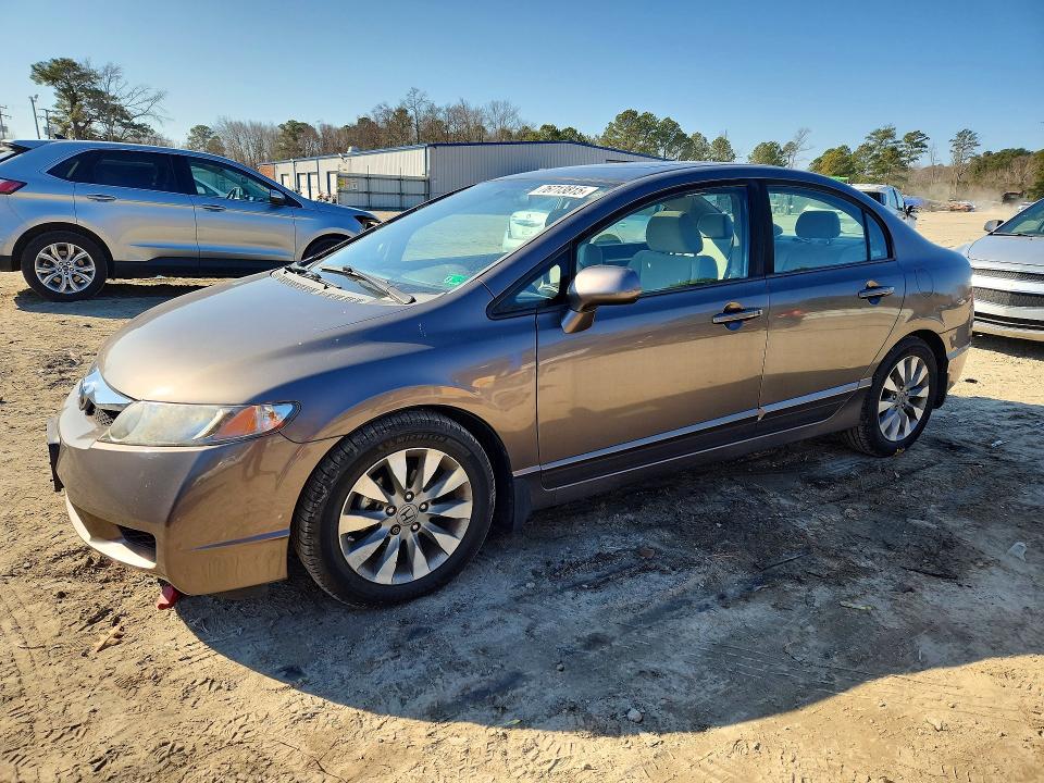 HONDA CIVIC EX 2009 with VIN 19XFA16839E015669 - Photo from auction