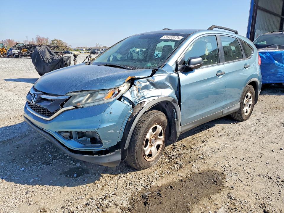 HONDA CR-V LX 2015 with VIN 5J6RM4H38FL071725 - Photo from auction