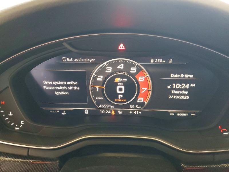 Photo 9 from auction – 2018 AUDI S5 with VIN WAUC4DF50JA027963
