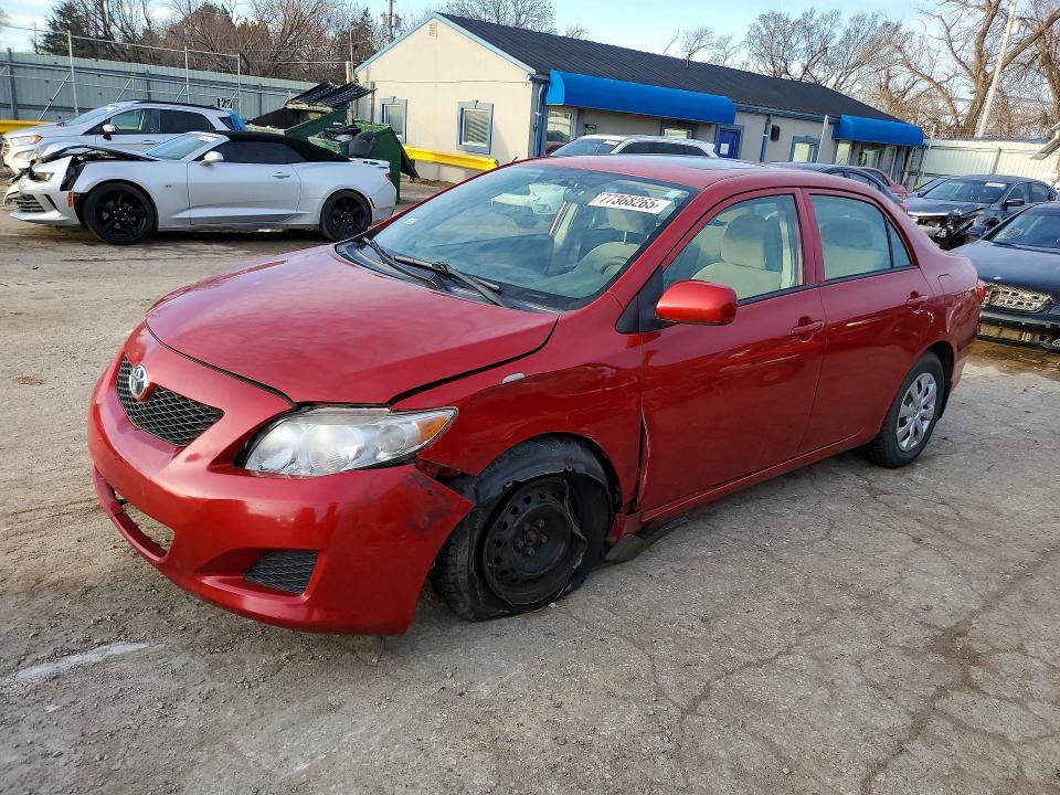 TOYOTA COROLLA 2010 with VIN 1NXBU4EE6AZ343006 - Photo from auction
